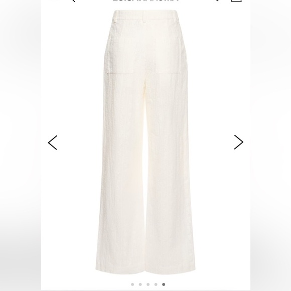 NWT white eyelet WeWoreWhat trousers - Picture 5 of 6